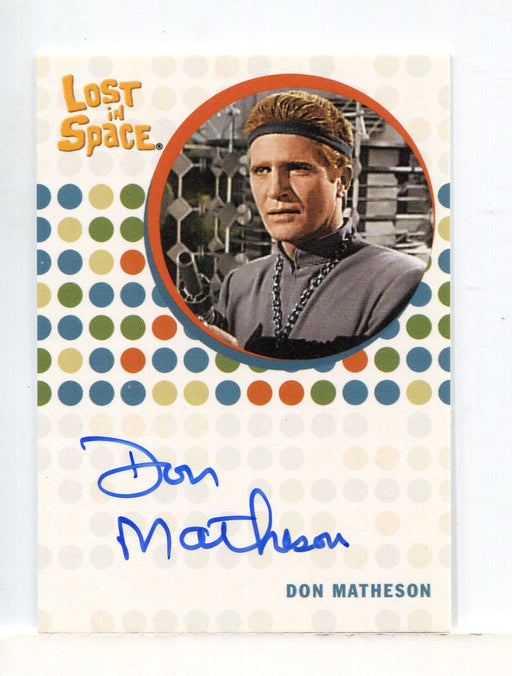 Lost in Space Complete Don Matheson as Rethso Autograph Card   - TvMovieCards.com