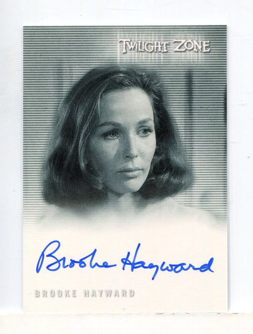 Twilight Zone Complete 50th Anniversary Brooke Hayward Autograph Card A-103   - TvMovieCards.com