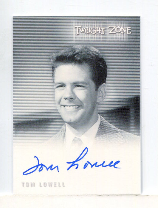 Twilight Zone Complete 50th Anniversary Tom Lowell Autograph Card A-127   - TvMovieCards.com