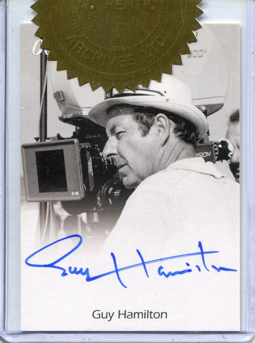 James Bond in Motion 2008 3 Case Dealer Incentive Guy Hamilton Autograph Card   - TvMovieCards.com