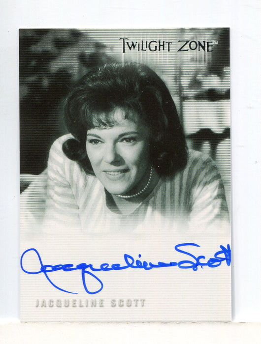 Twilight Zone 3 Shadows and Substance Jacqueline Scott Autograph Card A-61 A61   - TvMovieCards.com