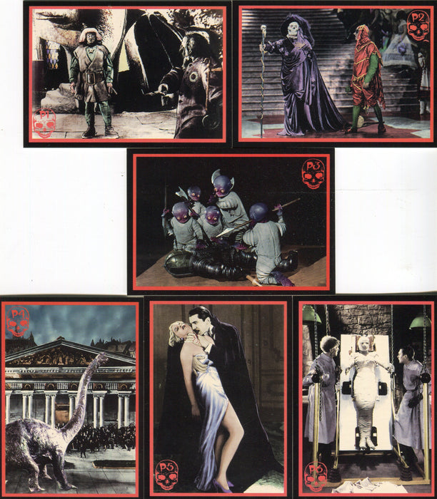 1997 Monster Movie Classics Series 1 Promo Card Set 6 Cards Reed   - TvMovieCards.com