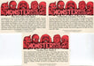 1997 Monster Movie Classics Series 2 Promo Card Set 3 Cards Reed   - TvMovieCards.com