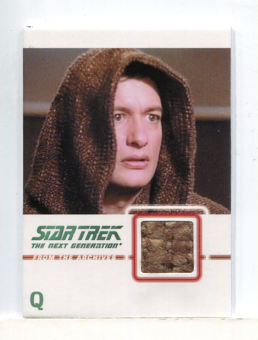 Star Trek TNG Heroes & Villains Costume Relic Card Q C13 185/275   - TvMovieCards.com