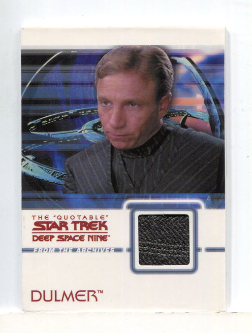 Star Trek Quotable Deep Space Nine DS9 Dulmer C14 Costume Card   - TvMovieCards.com