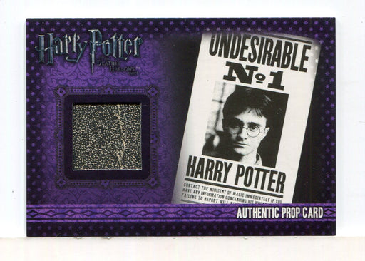 Harry Potter Deathly Hallows 1 Undesirable No. 1 Poster Prop Card HP P5 #191/220   - TvMovieCards.com