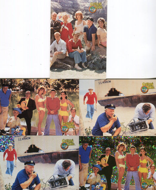 Gilligan's Island Promo Card Lot 5 Cards Dart Flipcards 1997   - TvMovieCards.com