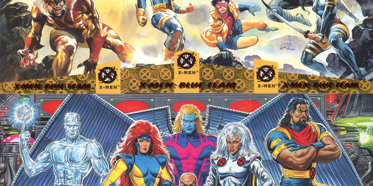94 fleer ultra x men rare cards ARCHANGEL #9 1994 Fleer Ultra X-Men Marvel HUNTERS & STALKERS