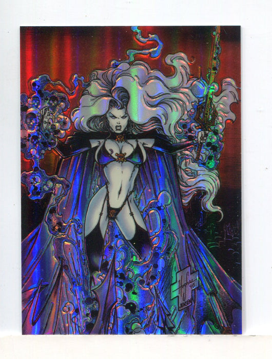 Lady Death All Chromium Series 2 Promo Card (1) Krome 1995   - TvMovieCards.com