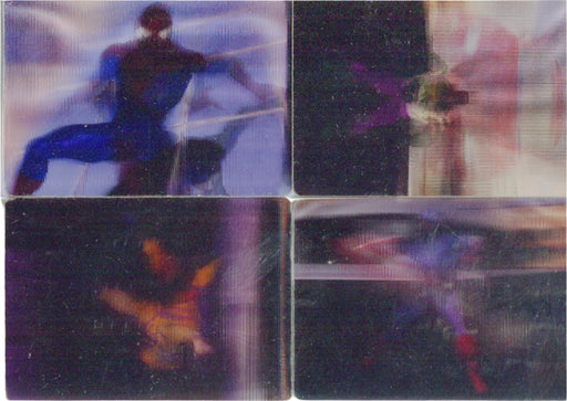 Marvel Motion VirtualVision Chase Card Set 4 Cards Fleer/Skybox 1996   - TvMovieCards.com