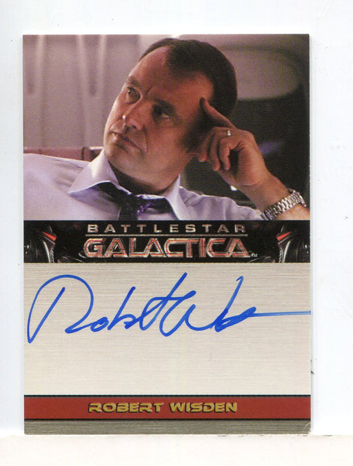 Battlestar Galactica Season One Robert Wisden Autograph Card   - TvMovieCards.com