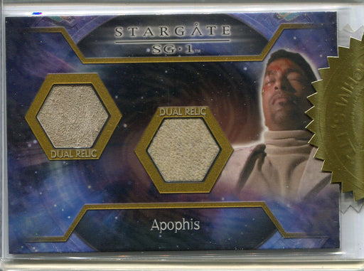 Stargate SG-1 Season Eight Apophis Case Topper Double Costume Card C35   - TvMovieCards.com