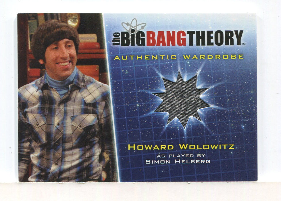 Big Bang Theory Season 5 Howard's Striped Shirt Wardrobe Costume Card M38   - TvMovieCards.com