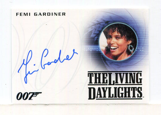 James Bond Archives Final Edition 2017 Femi Gardiner Autograph Card A267   - TvMovieCards.com