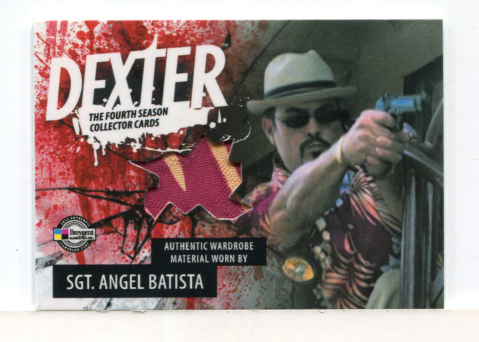 DEXTER Season 4 Wardrobe Costume Card Sgt. Angel Batista D4C-C ABB #247/299   - TvMovieCards.com