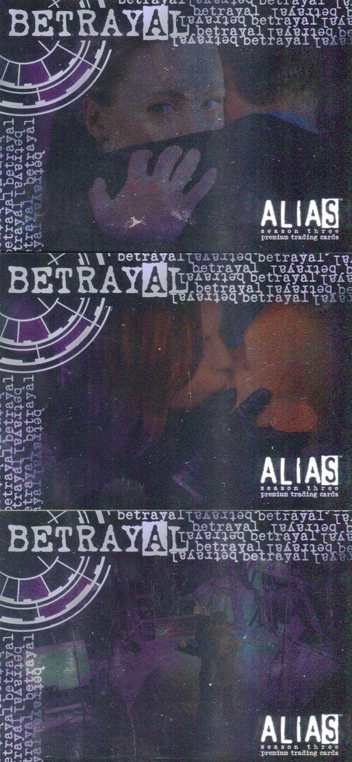 Alias Season 3 Box Loader Foil Chase Card Set BL1 thru BL3  Inkworks 2004   - TvMovieCards.com