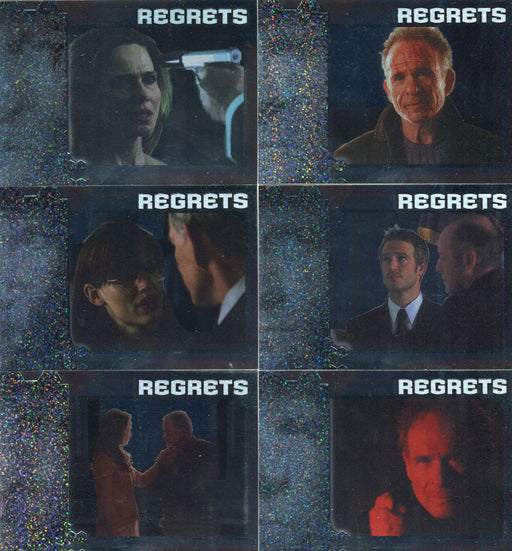 Alias Season 4 Regrets Foil Chase Card Set R1 thru R6 Inkworks 2006   - TvMovieCards.com