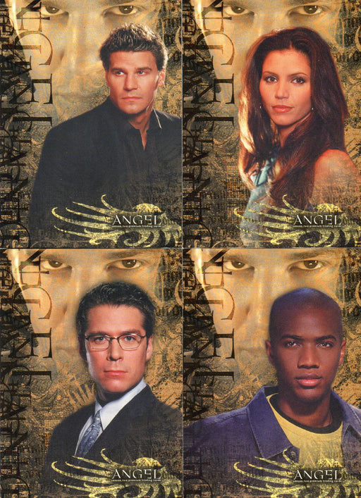 Angel Season 2 Box Loader Chase Card Set A2L-1 thru A2L-4 Inkworks 2001   - TvMovieCards.com