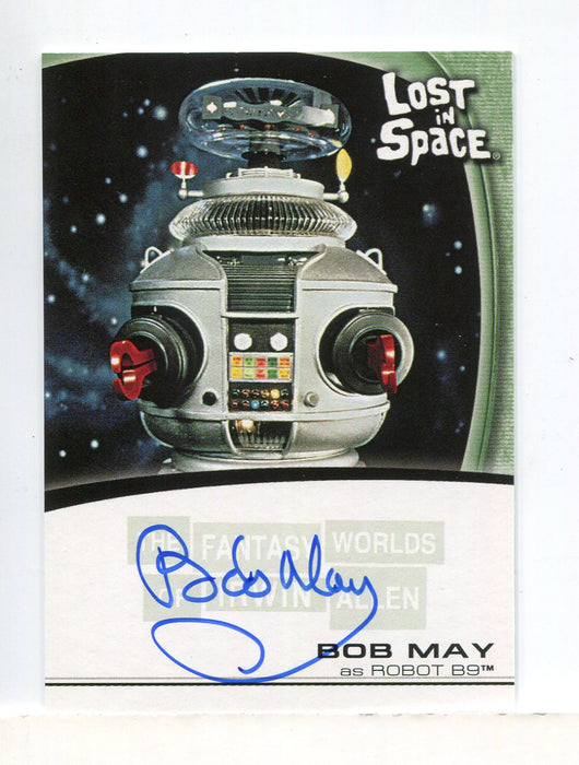 Fantasy Worlds of Irwin Allen Lost in Space Bob May Autograph Card A5   - TvMovieCards.com