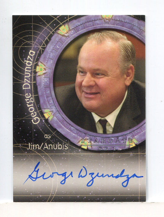 Stargate SG-1 Season Eight George Dzundza as Jim / Anubis Autograph Card A78   - TvMovieCards.com