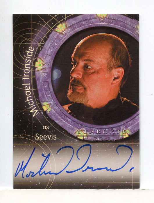 Stargate SG-1 Season Nine Michael Ironside Autograph Card A84   - TvMovieCards.com