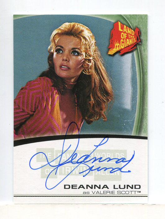 Fantasy Worlds of Irwin Allen Land of the Giants Deanna Lund Autograph Card A9   - TvMovieCards.com