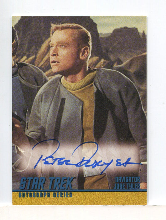 Star Trek TOS 40th Anniversary 2 Peter Duryer as Jose Tyler Autograph Card A118   - TvMovieCards.com