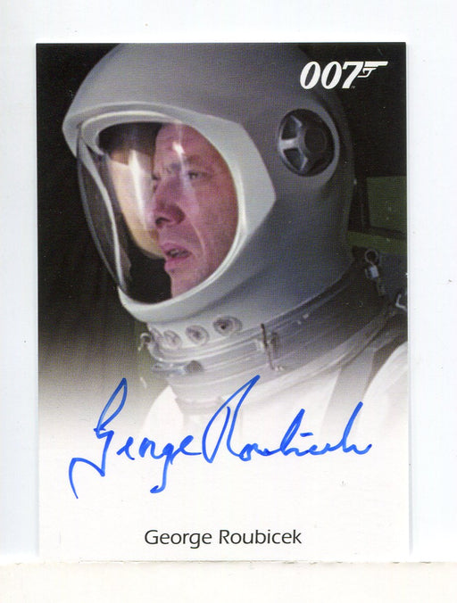 James Bond Archives Spectre George Roubicek as Astronaut Autograph Card   - TvMovieCards.com