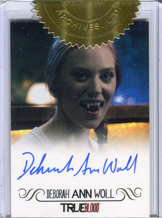 True Blood Archives Dealer Incentive Deborah Ann Woll Autograph Card   - TvMovieCards.com