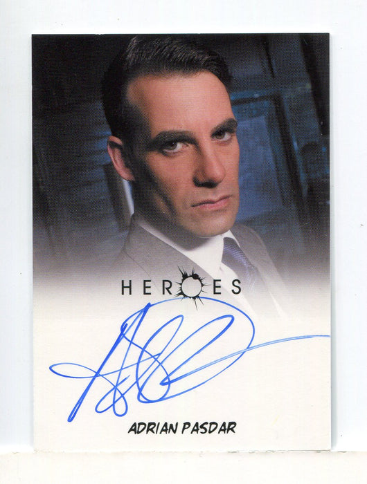 Heroes Archives Adrian Pasdar as Nathan Petrelli Autograph Card   - TvMovieCards.com