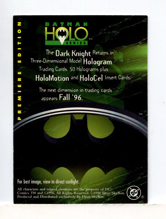 Batman Holo Series 1996 Skybox Hologram Promo Card   - TvMovieCards.com