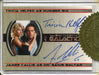 Battlestar Galactica Season One Tricia Helfer James Callis Double Autograph Card   - TvMovieCards.com