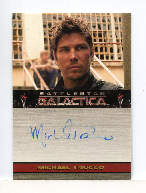 Battlestar Galactica Season Two Michael Trucco Autograph Card   - TvMovieCards.com