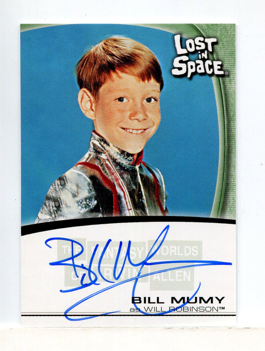 Fantasy Worlds of Irwin Allen Lost in Space Bill Mumy Autograph Card A1   - TvMovieCards.com