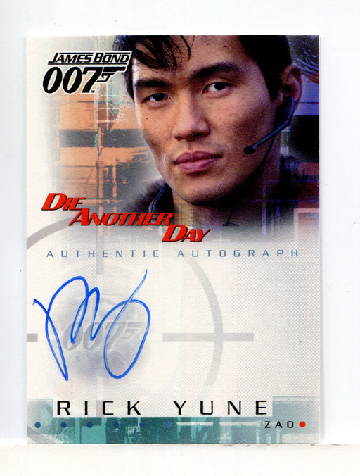 James Bond Die Another Day Rick Yune Autograph Card A6   - TvMovieCards.com