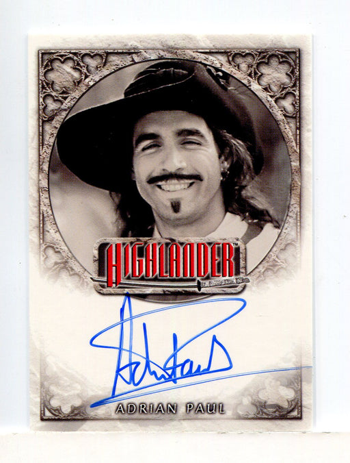 Highlander Adrian Paul as Duncan MacLeod Expansion Autograph Card IA2   - TvMovieCards.com