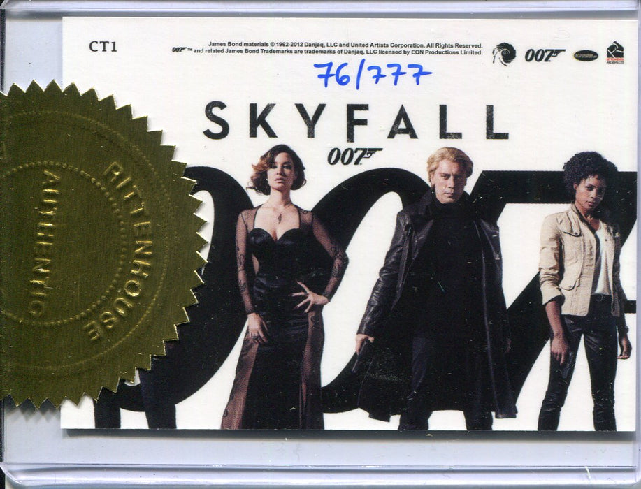 James Bond 50th Anniversary Series Two Case Topper Chase Card CT1 #76/777   - TvMovieCards.com