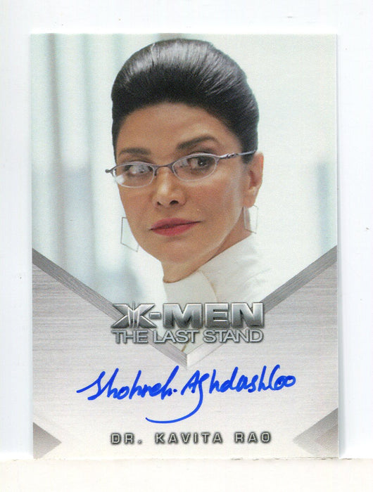 X-Men The Last Stand Autograph Card Shohreh Aghdashloo as Dr. Kavita   - TvMovieCards.com