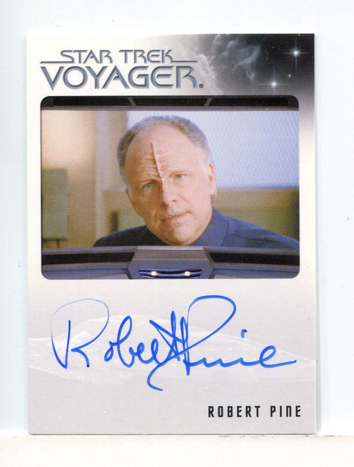 Star Trek Voyager Heroes Villains Autograph Card Robert Pine as Liria   - TvMovieCards.com