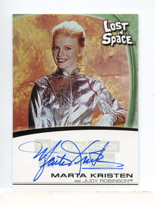 Fantasy Worlds of Irwin Allen Lost in Space Marta Kristen Autograph Card A7 - TvMovieCards.com