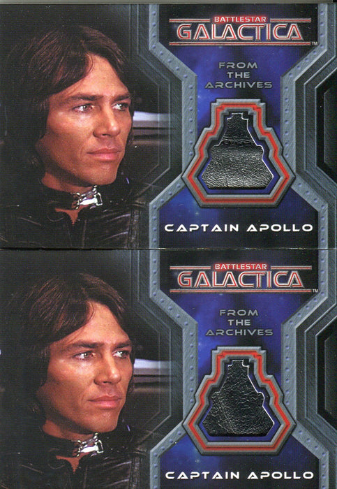 Battlestar Galactica Colonial Warriors Captain Apollo Costume Card Variants CC6