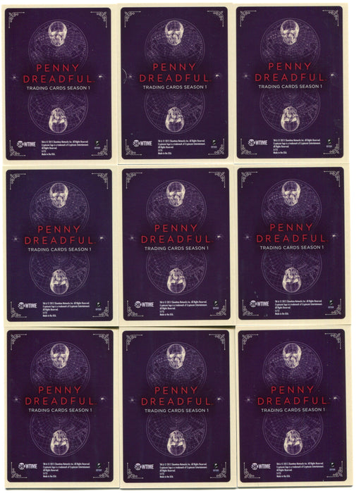 2015 Penny Dreadful Season One Tarot Chase Trading Card Set of 9 Cards