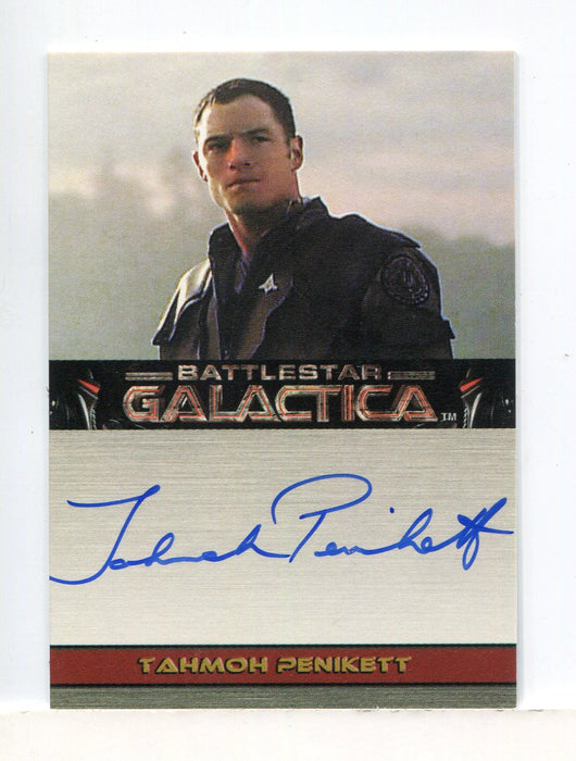 Battlestar Galactica Season One Tahmoh Penikett Autograph Card - TvMovieCards.com