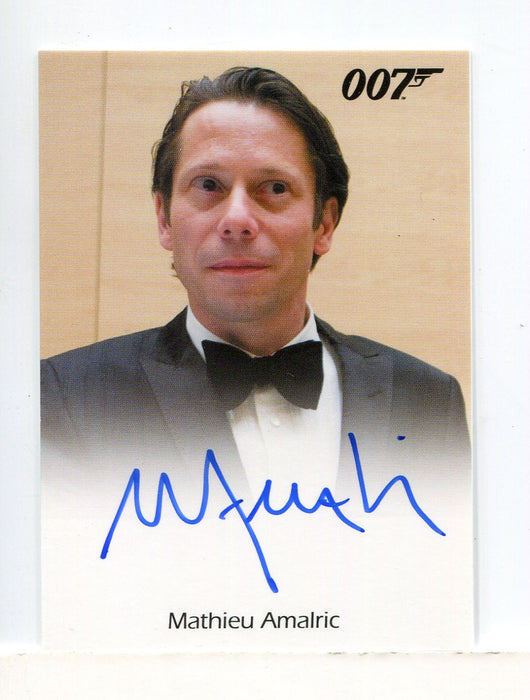 James Bond Classics 2016 Mathieu Amalric Autograph Card - TvMovieCards.com