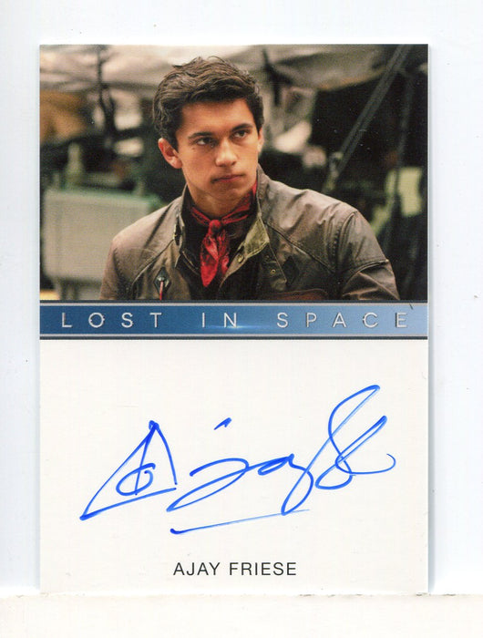 Lost in Space Season 1 Ajay Friese as Vijay Dhar Autograph Card - TvMovieCards.com