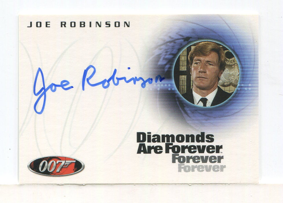 James Bond Dangerous Liaisons Joe Robinson Autograph Card A61 - TvMovieCards.com