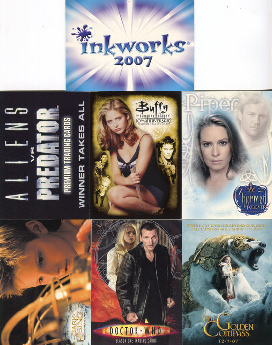 San Diego 2007 Inkworks Promo Card Lot Mixed Titles 12 Cards - TvMovieCards.com