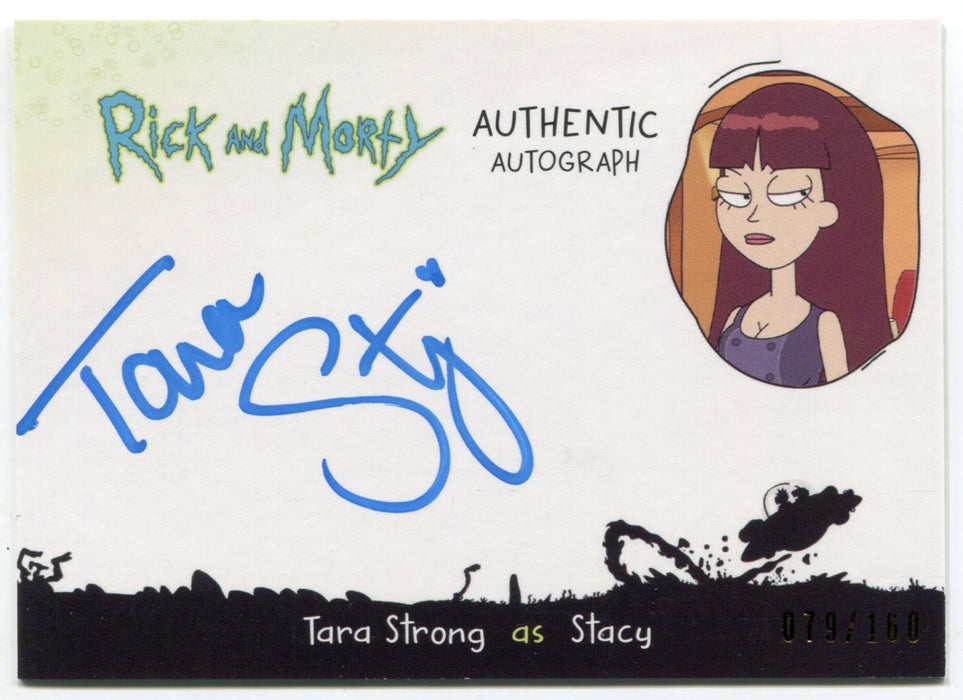 2019 Rick and Morty Season 3 Tara Strong as Stacy Autograph Card TS-S - TvMovieCards.com