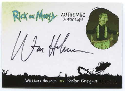 2019 Rick and Morty Season 3 William Holmes as Pastor Gregma Autograph Card WH-PG - TvMovieCards.com