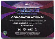 CZX Crisis on Infinite Earths M05 Katie McGrath - Lena Luthor Wardrobe Card - TvMovieCards.com